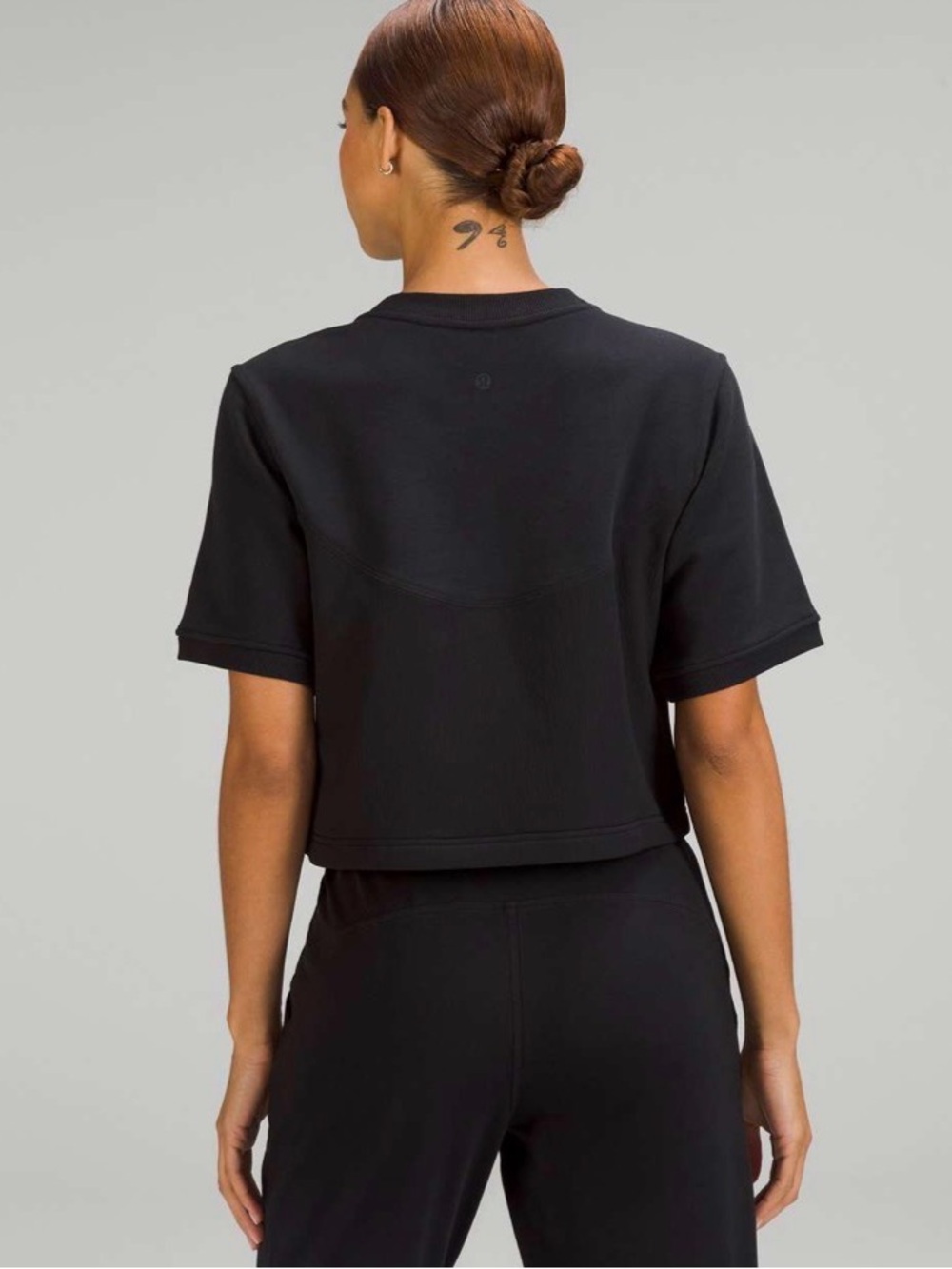 Lululemon Cotton French Terry + Swift Tshirt - Black - Picture 2 of 5